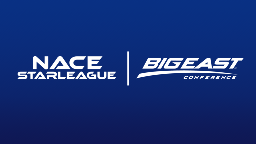 NACE AND BIG EAST CONFERENCE TEAM UP FOR OFFICIAL CONFERENCE-BASED ESPORTS MODEL